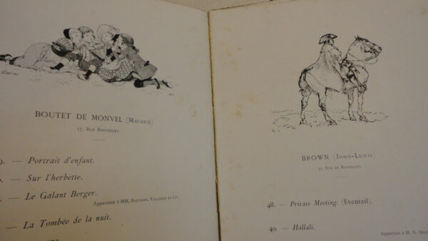 Société d'aquarellistes français.1888, 10 ème exposition. – Image 6