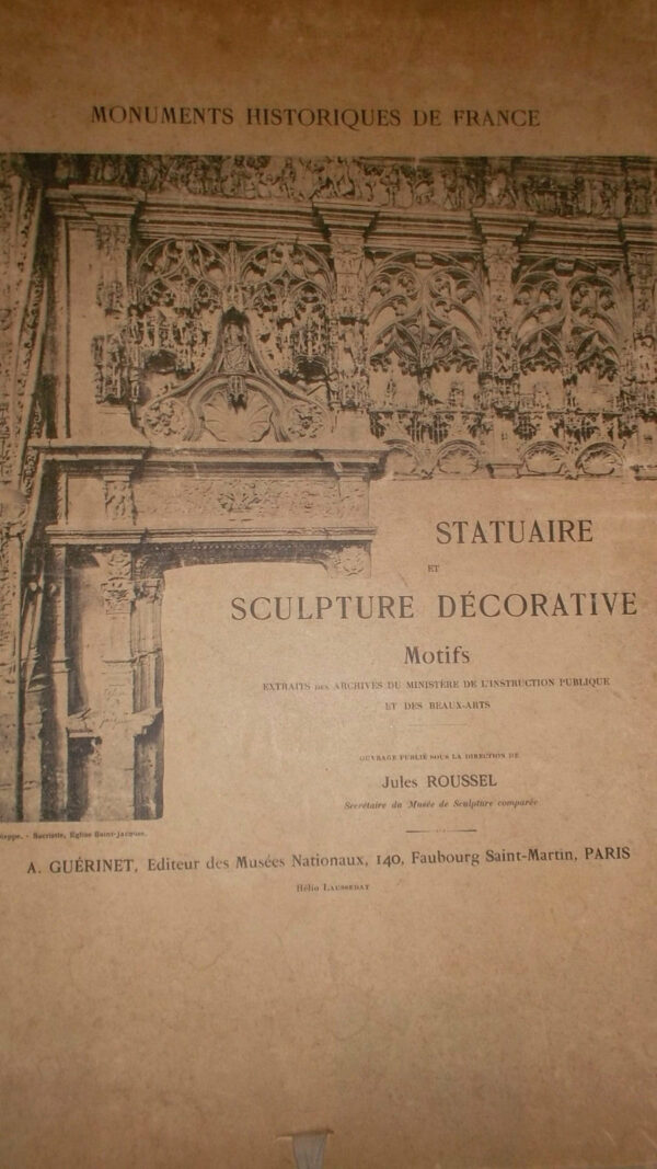 Statuaire et Sculpture Decorative. Motifs extraits des archives – Image 3