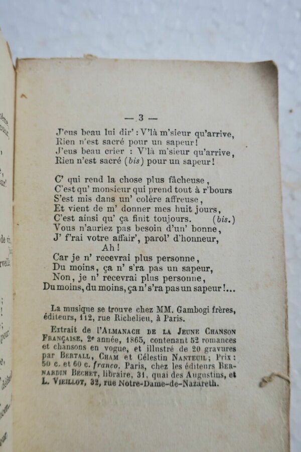 TRESOR DES CHANSONS JOYEUSES ET POPULAIRES – Image 7