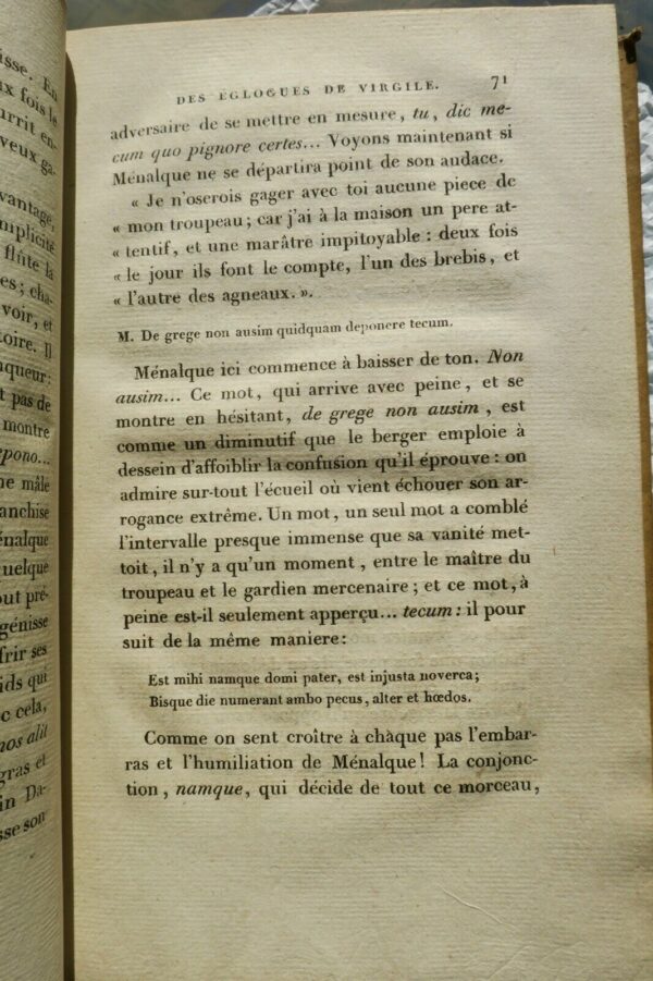 Virgile Examen oratoire des églogues de Virgile.. 1804 – Image 4