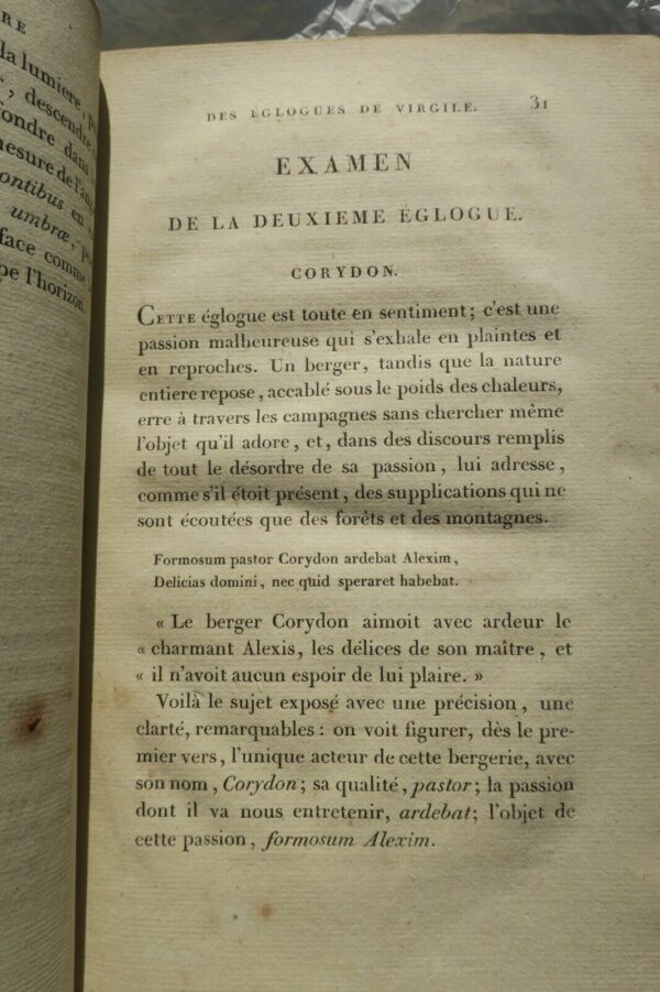 Virgile Examen oratoire des églogues de Virgile.. 1804 – Image 5