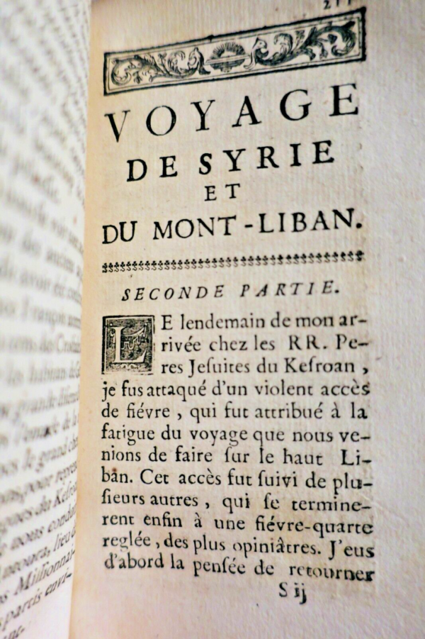 Voyage de Syrie et du Mont-Liban  de La Roque 1722 – Image 10