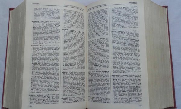 Who`s Who in France (4e édition). Dictionnaire biographique  1959-1960 – Image 5