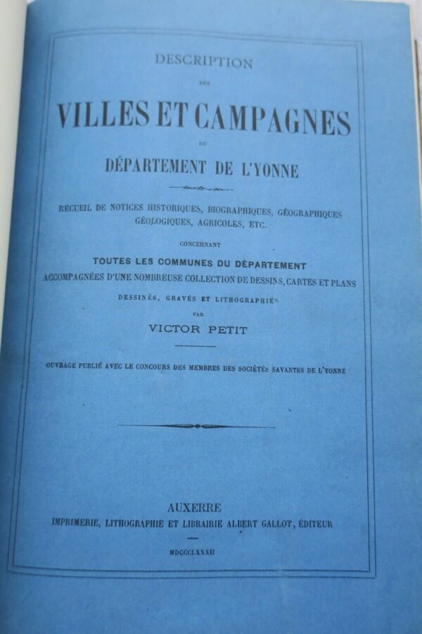 Yonne Description des villes et campagnes du Département de l'Yonne. Avallon – Image 11