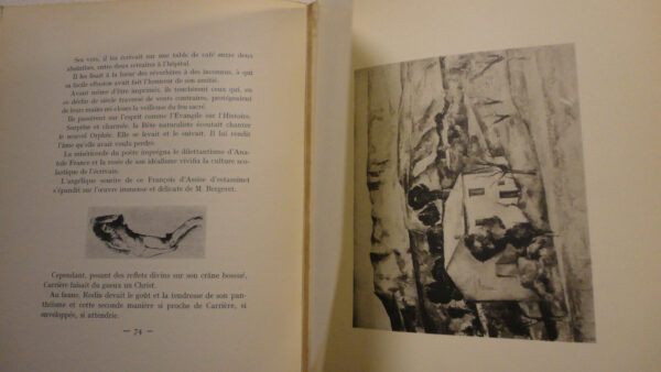 delacroix FERNAND VALLON AU LOUVRE AVEC DELACROIX.  1930 – Image 4