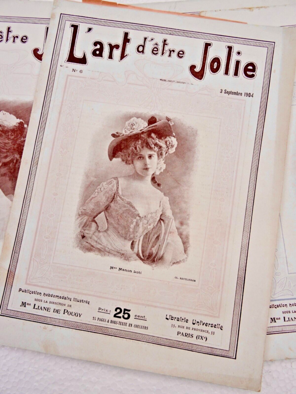 femme L'ART D'ETRE JOLIE 1904 LIANE DE POUGY