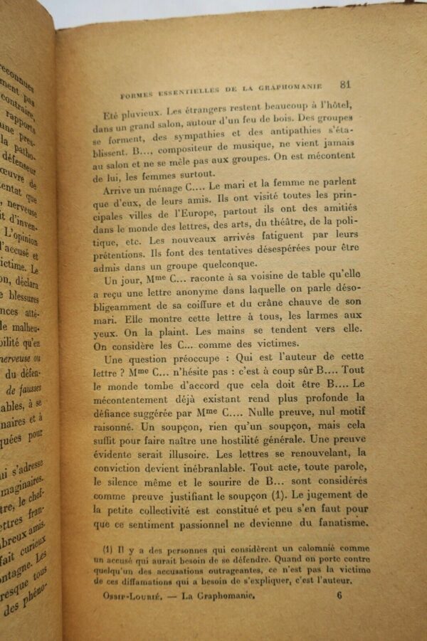 graphomanie essai de psychologie morbide 1912 – Image 4