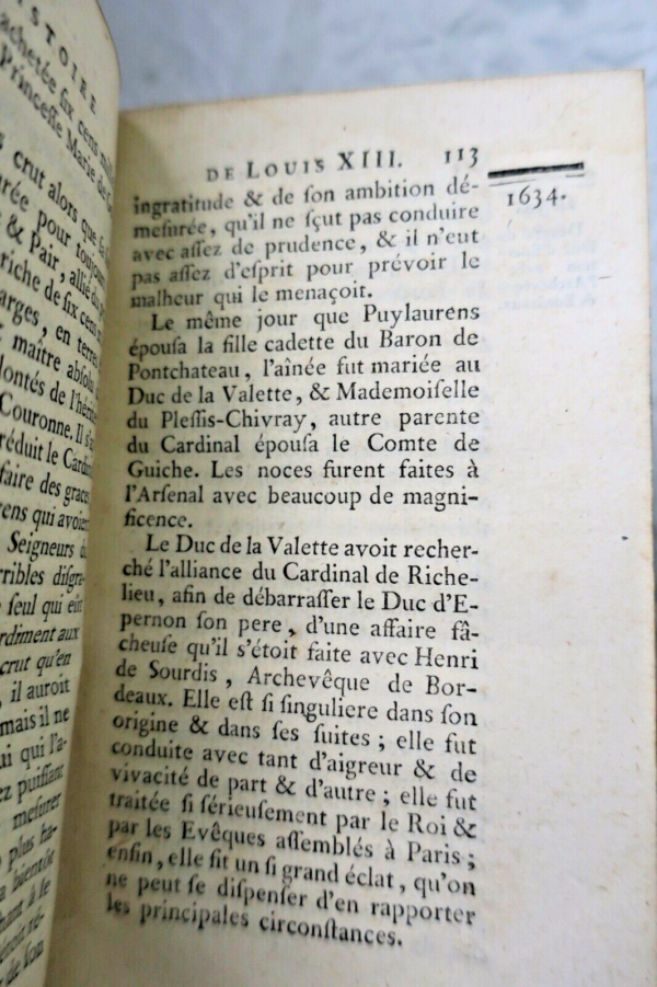 histoire de la vie de Louis XIII, roi de France et de Navarre 1768 – Image 7