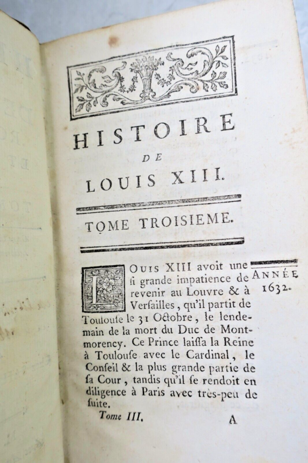 histoire de la vie de Louis XIII, roi de France et de Navarre 1768 – Image 8