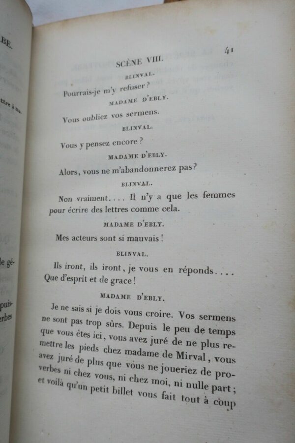 restauration LECLERC : PROVERBES DRAMATIQUES, 1827 – Image 10