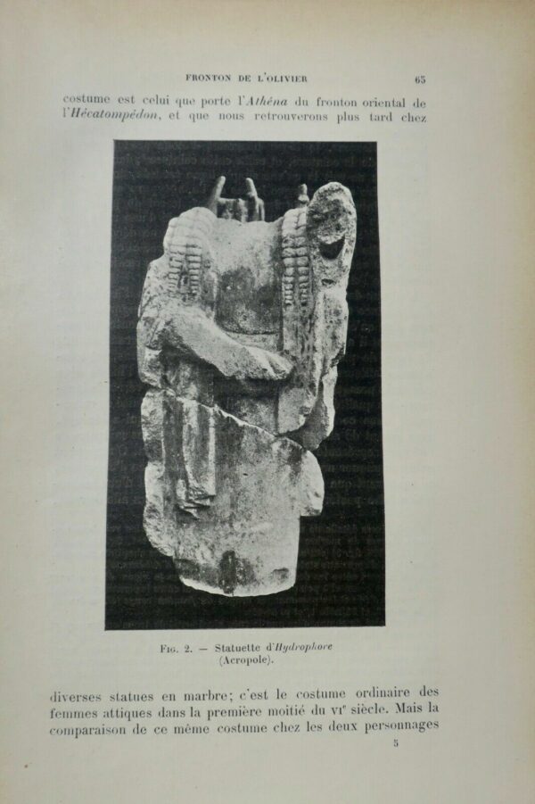 sculpture attique avant Phidias 1904