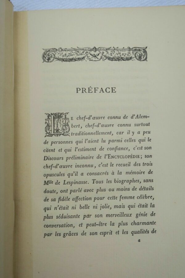 ALEMBERT Le tombeau de Mlle de Lespinasse 1879 – Image 6