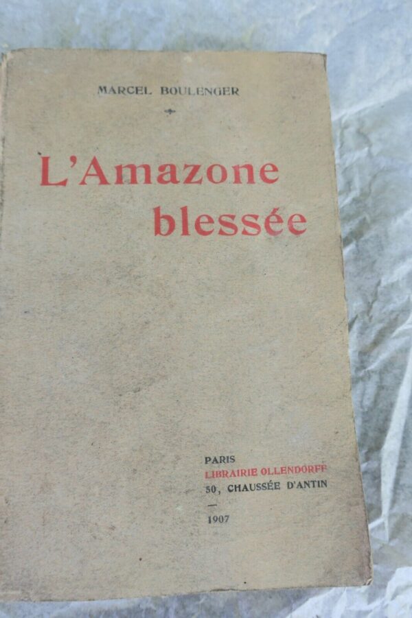 Amazone blessée Envoi de l'auteur