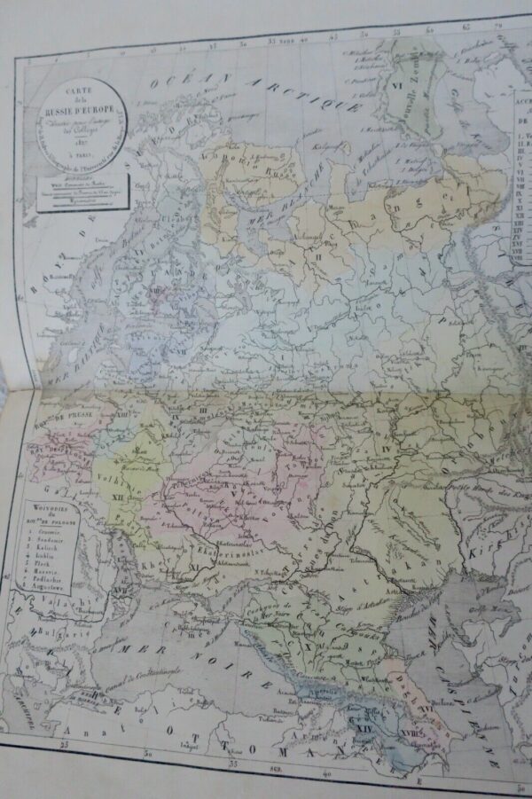 Atlas géographique dressé sous la direction du conseil royal  1826 – Image 4