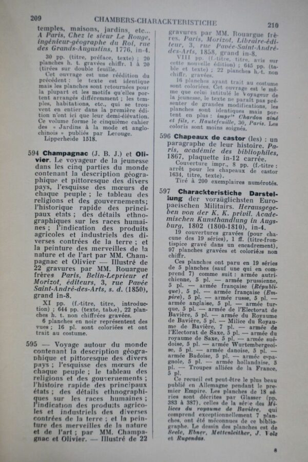 BIBLIOGRAPHIE GENERALE DU COSTUME ET DE LA MODE. (volume premier seul) 1933 – Image 5