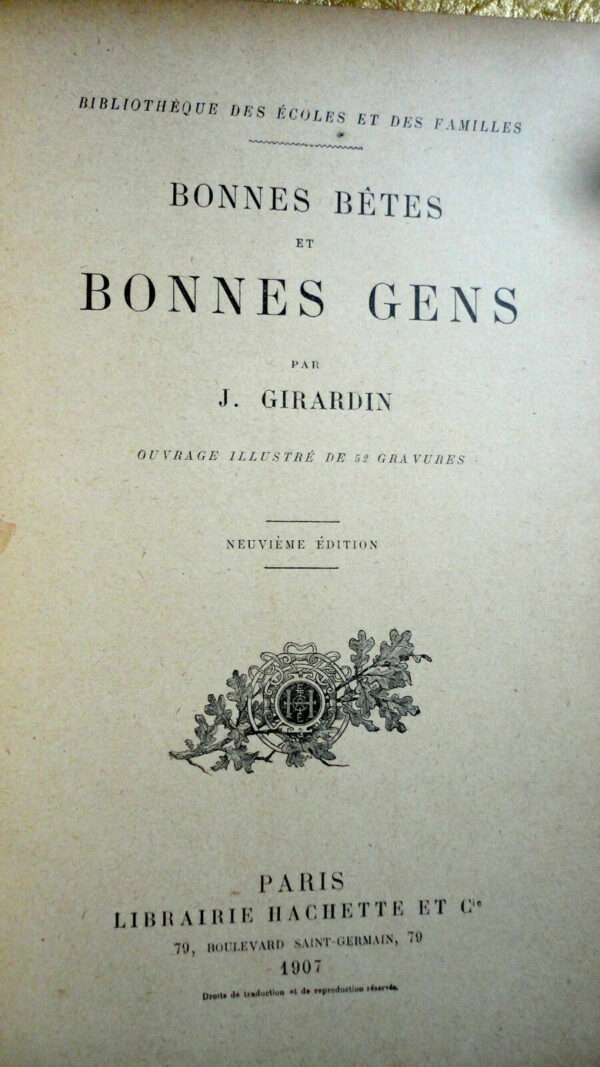 BONNES BETES ET BONNES GENS 1907 – Image 4