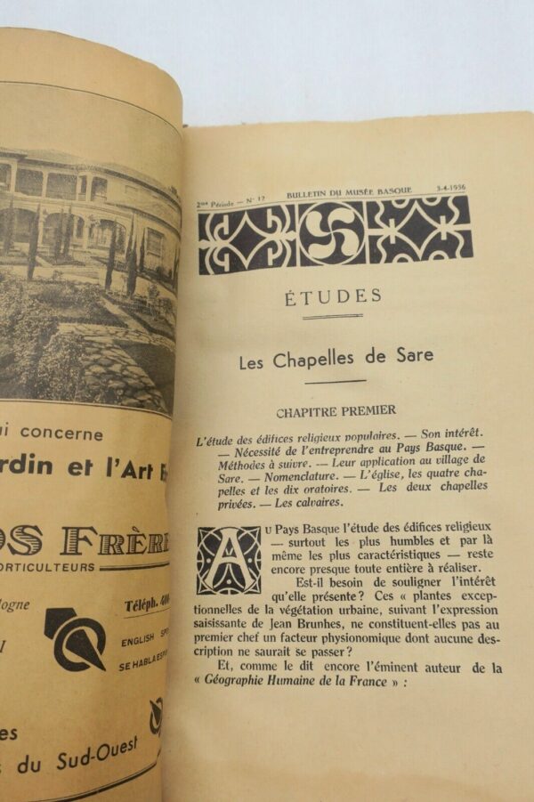 Basque Bulletin du Musée Basque -2me période. - n°12 & 13 1936-37 – Image 10