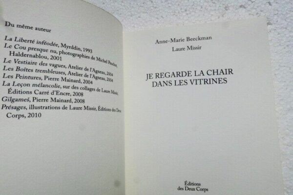 Beeckman Missir je regarde la chair dans les vitrines – Image 7