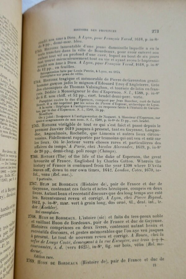 Bibliothèque de Feu M. Ernest Labadie 1918 Bordeaux, la Gironde, la Gascogne et – Image 4