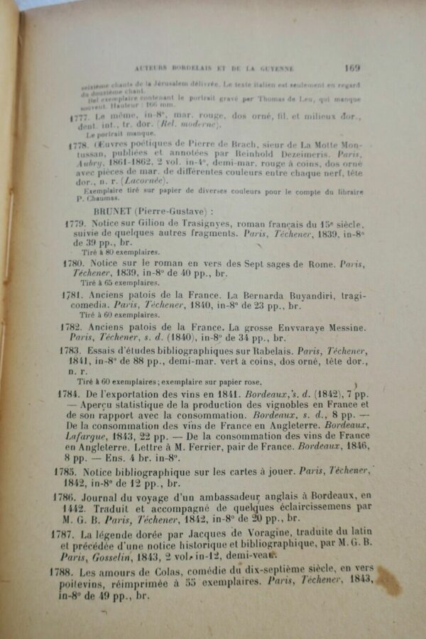 Bibliothèque de Feu M. Ernest Labadie 1918 Bordeaux, la Gironde, la Gascogne et – Image 5