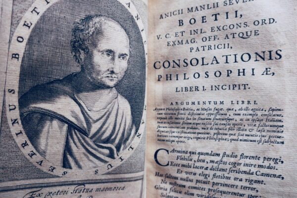 Boece Boethius Consolationis philosophiae 1656