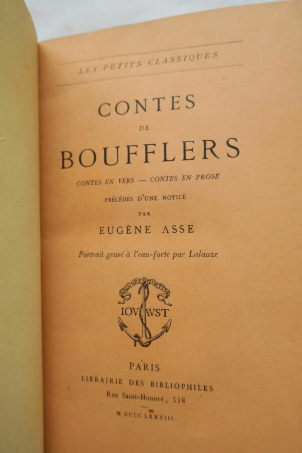 Boufflers, Chevalier de Contes de Boufflers 1878 – Image 9