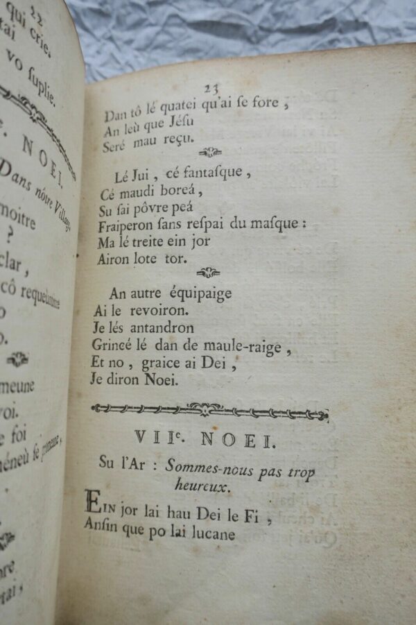 Bourgogne Noei Borguignon de Gui Barôzai PATOIS BOURGUIGNONS 1776 – Image 6