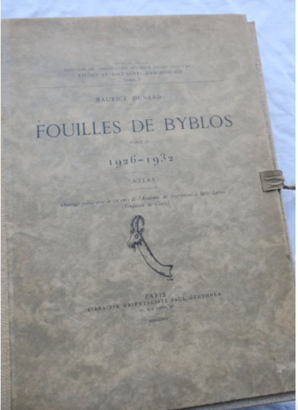 Byblos DUNAND Fouilles de Byblos. Tome Ier (1926-1932). Atlas – Image 11