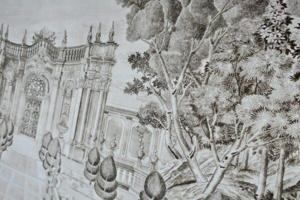 CHINE PEKIN PALAIS PAVILLONS ET JARDINS CONSTRUITS  CASTIGLIONE