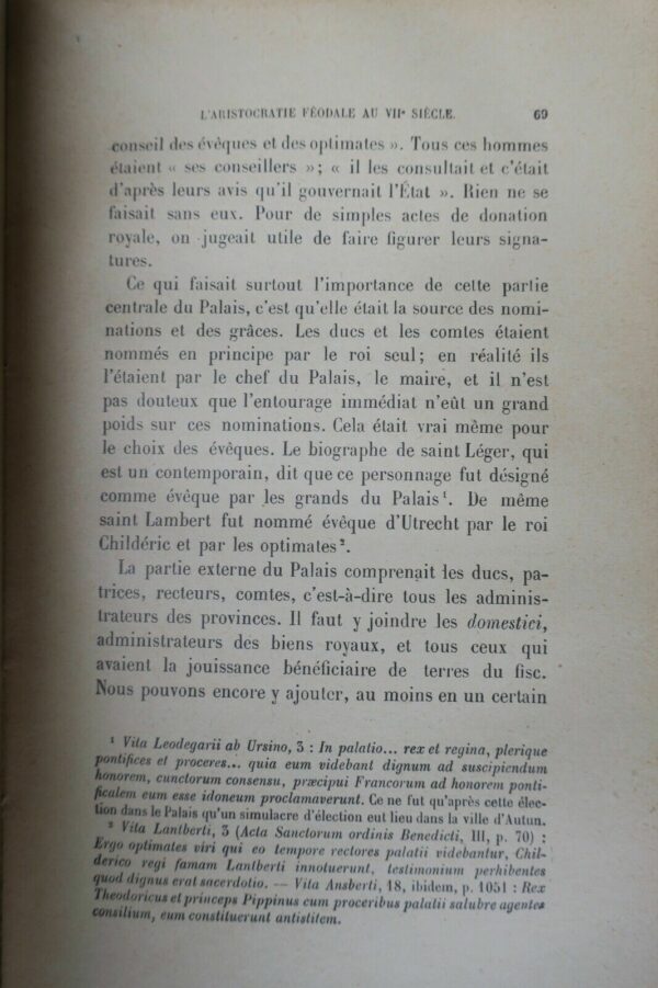 COULANGES  HISTOIRE DES INSTITUTIONS POLITIQUES DE L'ancienne France – Image 8