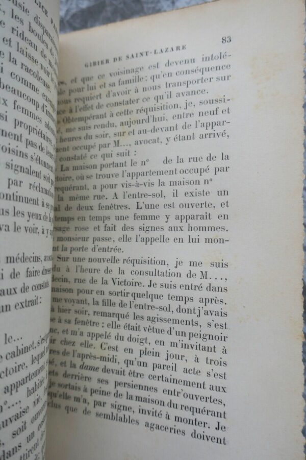 CURIOSA LA POLICE PARISIENNE. GIBIER DE SAINT-LAZARE 1888 – Image 3