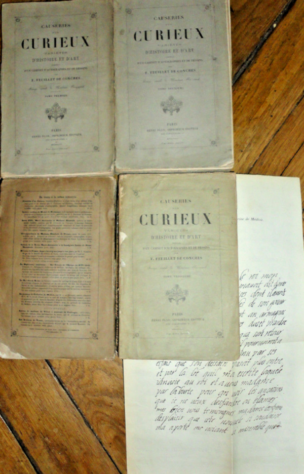 Causeries d'un curieux. Variétés d'histoire et d'art tir,FEUILLET DE CONCHES..