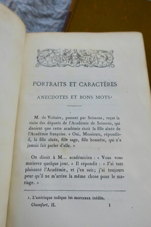 Chamfort  Oeuvres choisies de N. Chamfort 1879 – Image 3