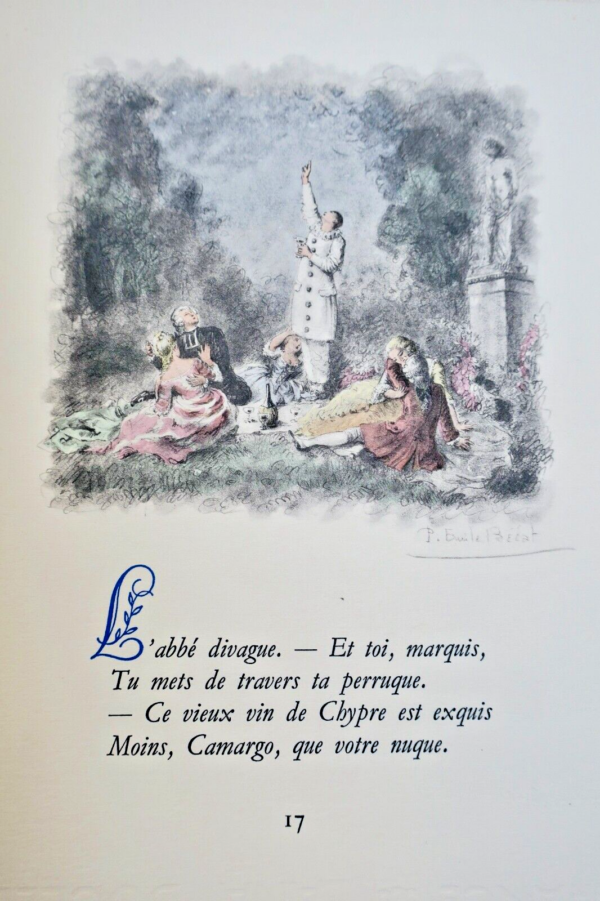 Curiosa VERLAINE Fêtes Galantes. Illustrations de Paul-Emile Bécat – Image 6