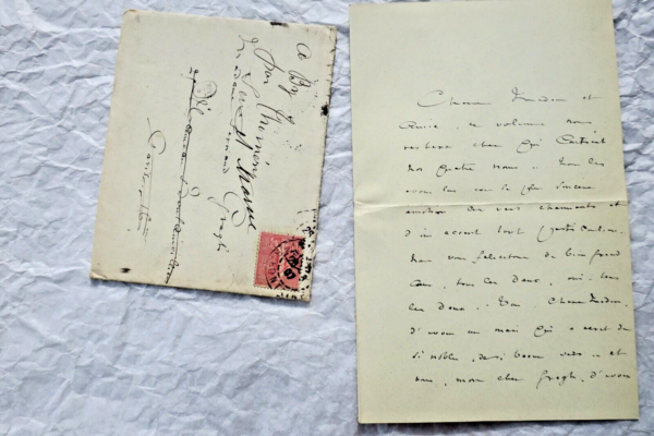 DANIEL HALEVY belle lettre autographe manuscrite