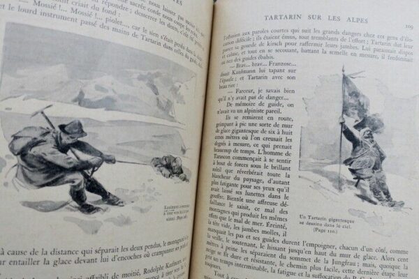 DAUDET Tartarin sur les Alpes. Nouveaux exploits du héros tarasconnais 1937 – Image 3