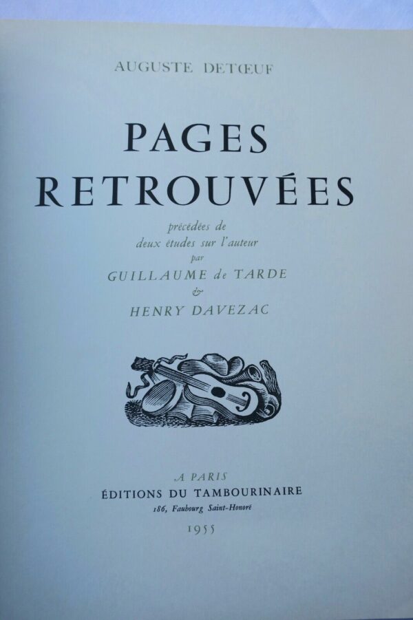 DETOEUF PAGES RETROUVEES 1955 – Image 5