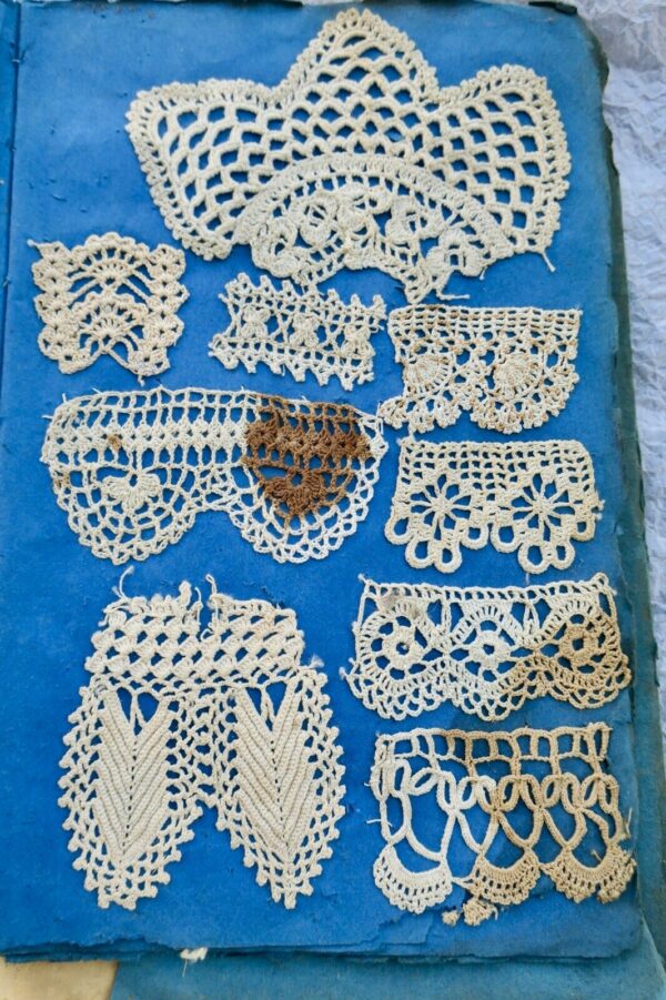 Dentelle broderie CROCHET cahier de modèles, échantillons, exercices – Image 6