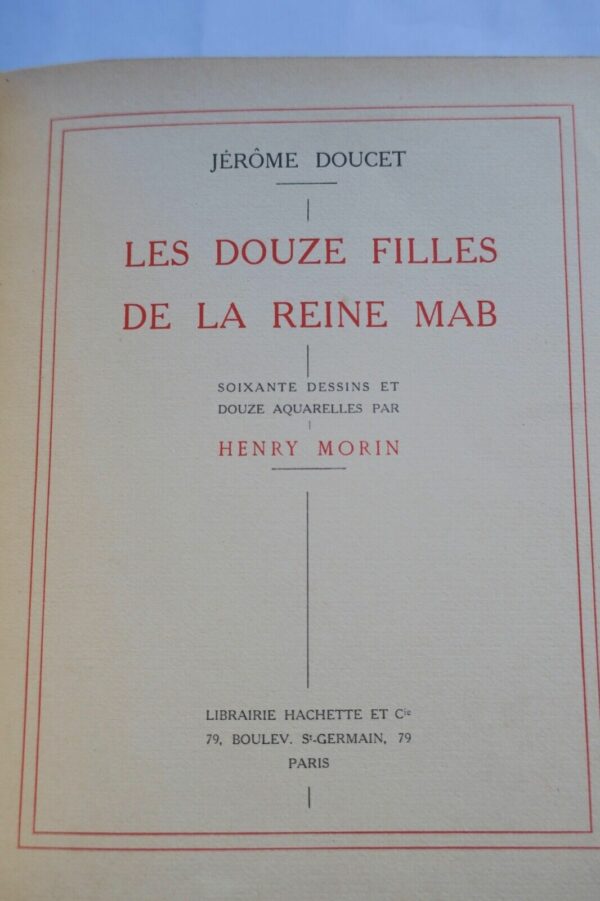 Doucet Jérôme - Morin Henry Les douze filles de la reine Mab – Image 9