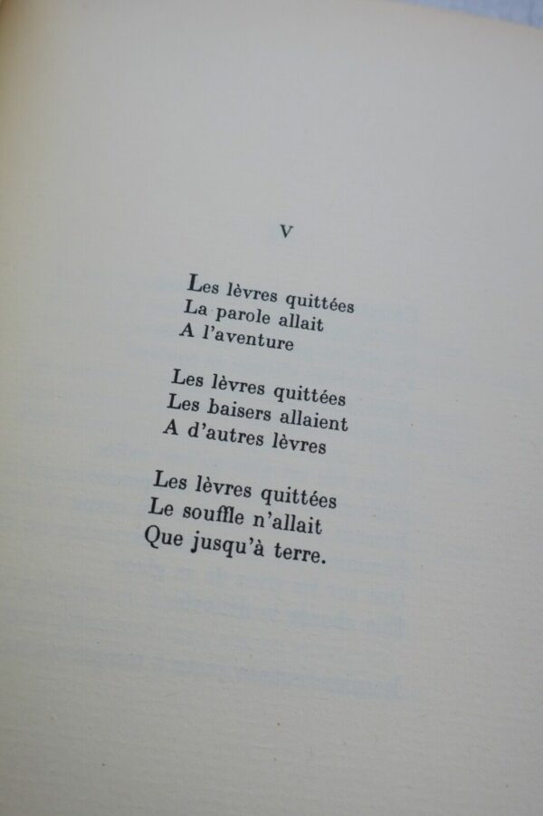 ELUARD, Paul LE LIT LA TABLE. 1944 – Image 5