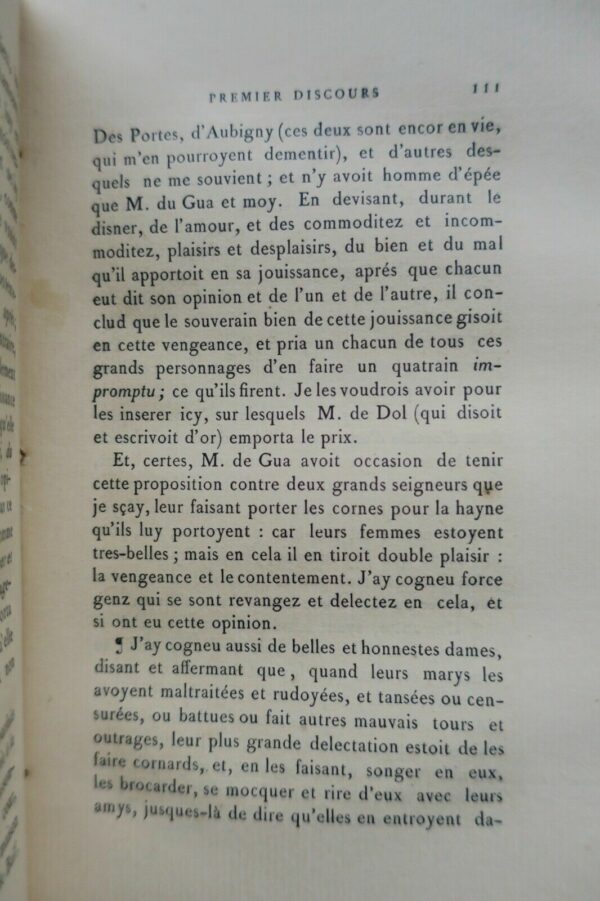 Erotique BRANTÔME LES SEPT DISCOURS dames galantes 1882 – Image 7