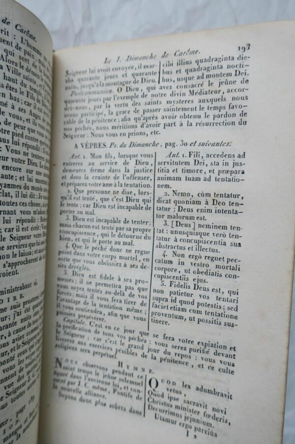 Eucologe ou nouveau livre d'église le plus complet en latin et en françois 1822 – Image 5