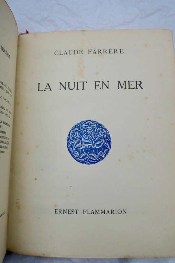 FARRERE CLAUDE LA NUIT EN MER 1928 – Image 7