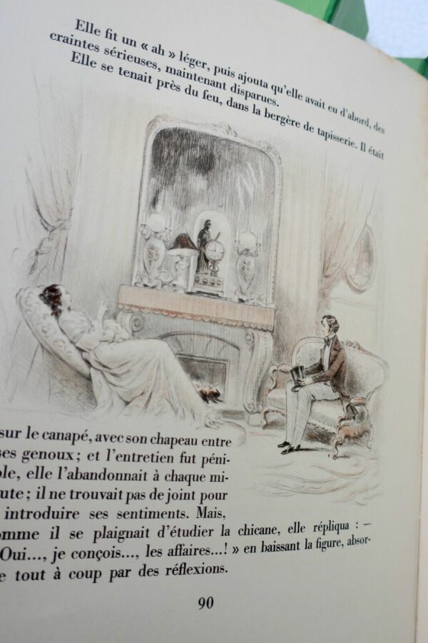 FLAUBERT, Gustave L'ÉDUCATION SENTIMENTALE. Illustrations de Bécat – Image 7