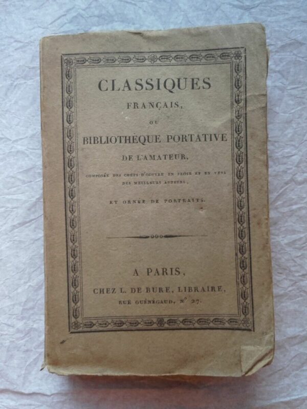 FLECHIER MASCARON MASSILLON BOURDALOUE LA RUE Choix d’oraisons funèbres.