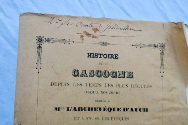 GASCOGNE HISTOIRE DE LA GASCOGNE DEPUIS LES TEMPS LES PLUS RECULES JUSQU... – Image 13