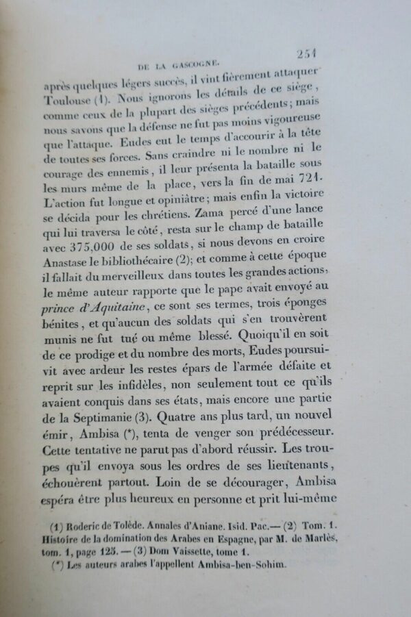 GASCOGNE HISTOIRE DE LA GASCOGNE DEPUIS LES TEMPS LES PLUS RECULES JUSQU... – Image 4