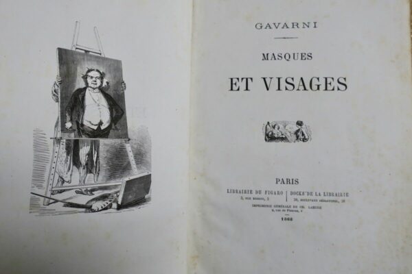 GAVARNI  MASQUES ET VISAGES 1868 – Image 3