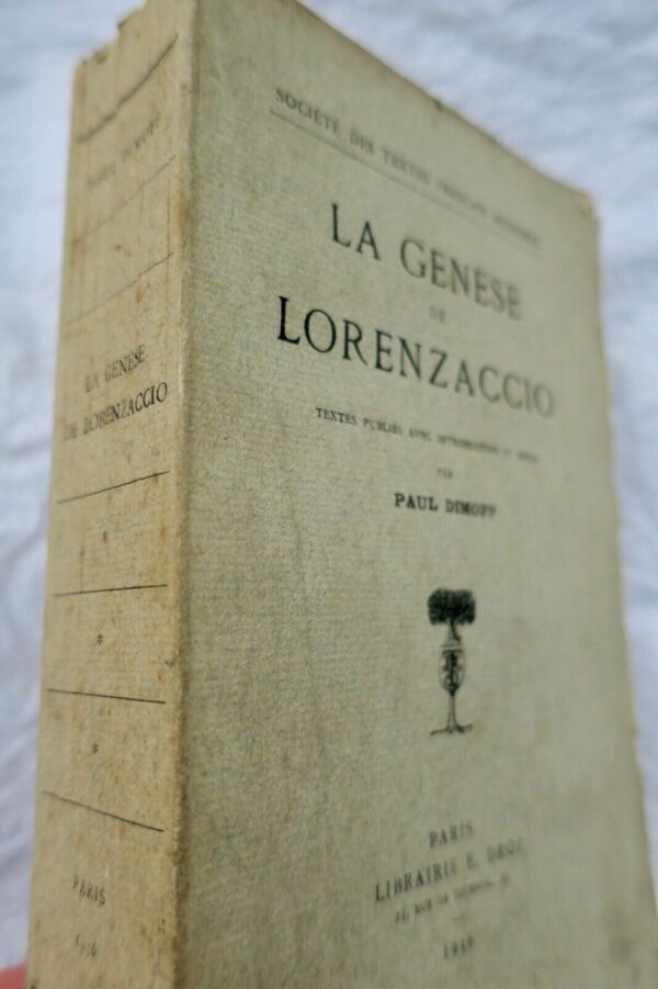 GENESE DE LORENZACCIO  P. Dimoff