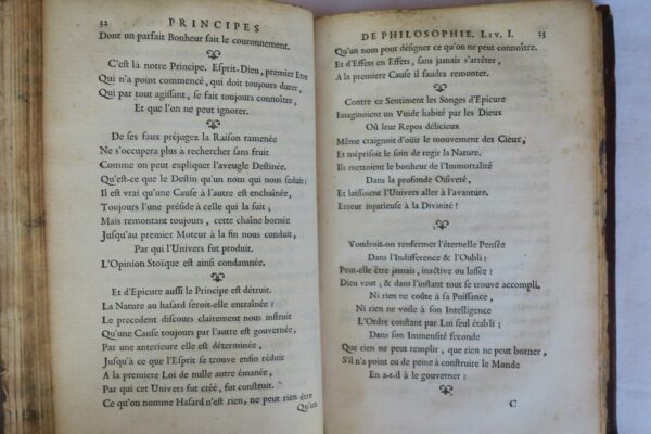 GENEST Principes de philosophie ou preuves naturelles de existence de dieu  1716 – Image 6